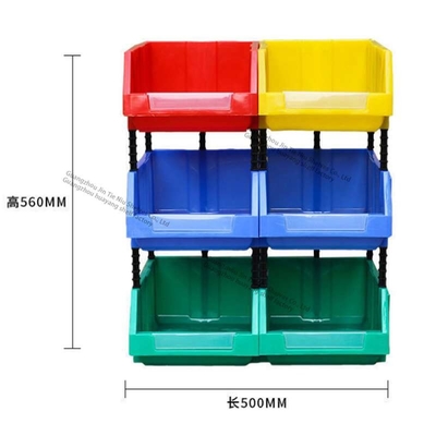 1.5Kg op zwaar werk berekende Stapelbare Plastic Opslagcontainers 3.3Lbs