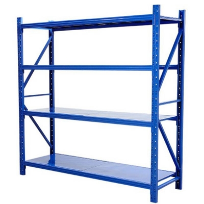 400kg middelgroot de Garage van het Plichtsrek ISO9001 Boltless het Opschorten Blauw